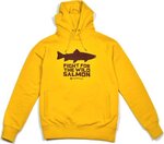 Frodin Flies Wild Salmon Hoodie Mustard Yellow